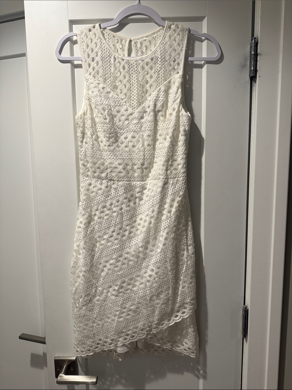 Guess White Lace Mini Dress